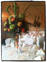 Grand Autumnal Guest Table Centerpiece