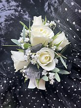 White Rose Corsage