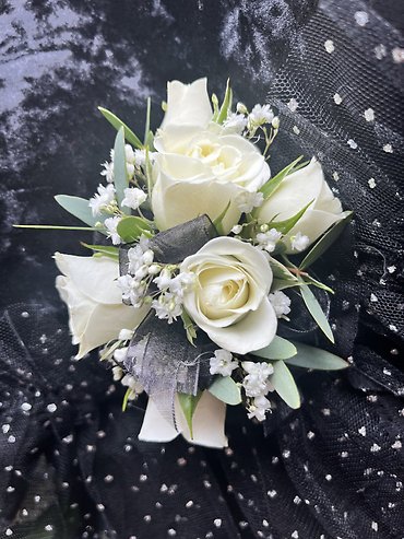 White Rose Corsage