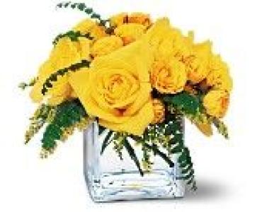 Joyful Yellow Roses